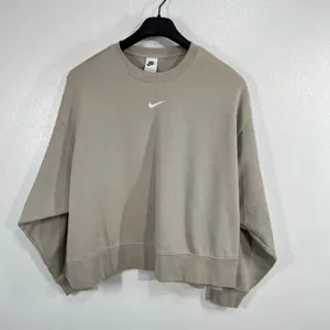 Nike Sportswear Phoenix Fleece Women's 2X Oversized Crew-Neck Sweatshirt DJ7667 thumbnail 2