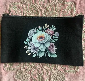 & Other Stories Makeup & Accessories Small Canvas Zipper Bag Size 5.1 by 8.3 inches NWT thumbnail 1