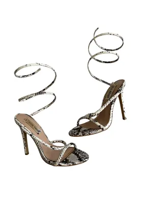 STEVE MADDEN Sweetie Spiral Strap Heels Sandals Size 6.5 thumbnail 10