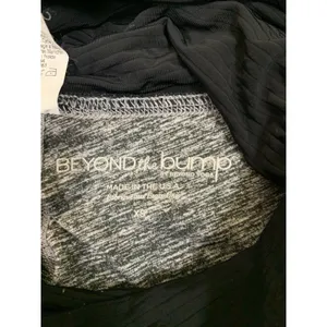 Beyond Yoga Beyond The Bump Ombre Maternity Leggings Black‎ Gray XS thumbnail 5