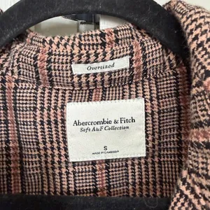 Abercrombie & Fitch Oversized Flannel Shirt Jacket thumbnail 4