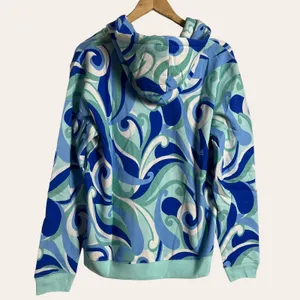 Hill House The Allie Zip-Up Jacket in Ocean Kaleidoscope Print Size S thumbnail 6
