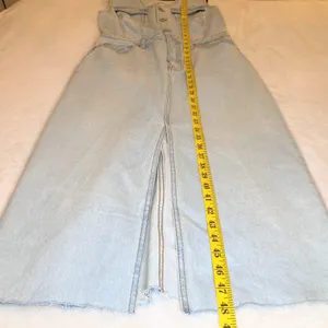 Unpublished Wyatt Twin Flame Denim Maxi Dress Size Medium thumbnail 7