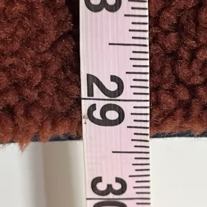 LL Bean Signature Jacket Womens Large Orange‎ Sherpa Fleece Cowl Neck Pullover thumbnail 9