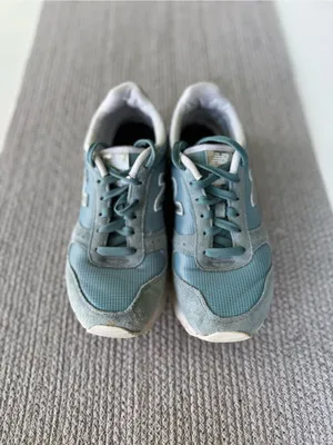 New Balance 311 Light Blue Silver Suede Leather Size 8.5 thumbnail 8
