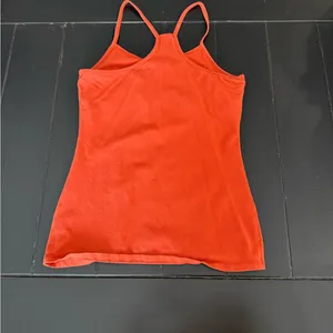 Express Orange Fitted Camisole Top thumbnail 3