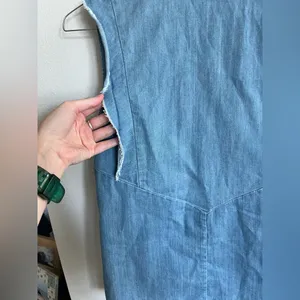 7 For All Mankind western Denim Short Sleeve Top thumbnail 7