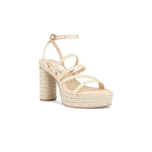 Dolce Vita Catina High Heels in Light Natural 8 with box Womens Platform Raffia thumbnail 5