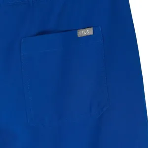 Figs Technical Collection Large Scrubs Pants Elastic Waist Pockets Straight Blue thumbnail 8