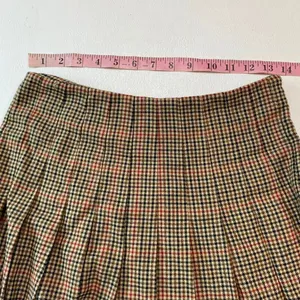 Brandy Melville Brown Plaid Pleated Tennis Mini Skirt Preppy One Size thumbnail 5