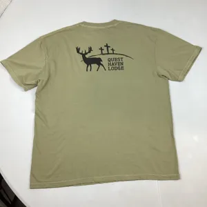 Men’s Comfort Colors Deer Hunting Lodge Cotton T-Shirt XL NEW! thumbnail 2