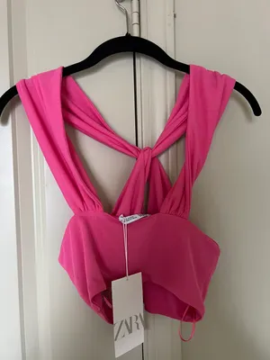 ZARA Cutout Cross Top thumbnail 2