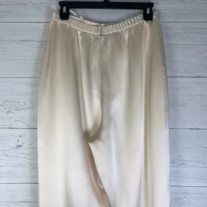 Vtg. Hartschaffner & Marc beige 100% silk high waisted pants size 8 (flaws) thumbnail 5