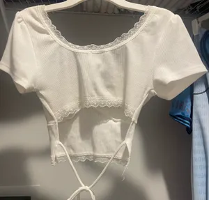 Princess Polly White Tie Top thumbnail 3