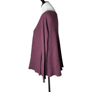 We The Free Free People Oversized Thermal Waffle Knit Top Size S Slouchy Swing thumbnail 4