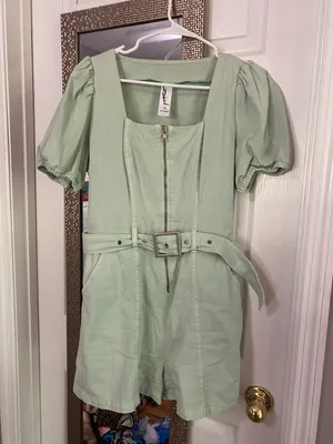 ASOS Denim Romper thumbnail 2