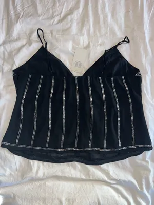 Abercrombie & Fitch Beaded Cami Tank thumbnail 8