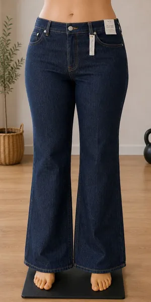 Madewell The Vintage Flare Jeans Size 31 Dark Blue NWT 30” Inseam thumbnail 1