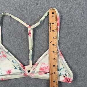 PINK Victoria's Secret Women's Small Floral Racerback Bralette Bra Unlined thumbnail 4