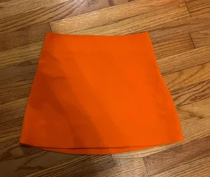 ZARA Orange  Mini Skirt thumbnail 3