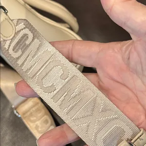 STEVE MADDEN Cream Quilted Crossbody Handbag Detachable Camera Strap thumbnail 3