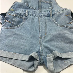 Light Blue Denim Overalls Size XS thumbnail 13