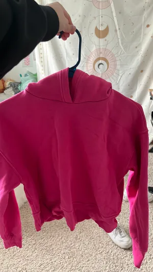 ZARA hoodie pink thumbnail 3