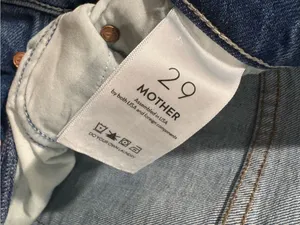 MOTHER SUPERIOR Sz 29 Patch Knee Women's The Tune Up Crop Jean thumbnail 5