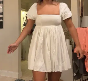 White babydoll dress thumbnail 1