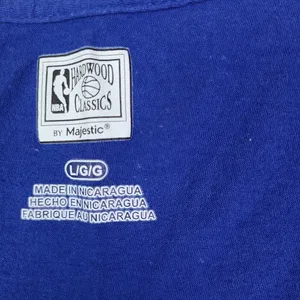 Cleveland Cavs Cavaliers NBA Hardwood Classics T-shirt Blue Women's V neck Large thumbnail 3