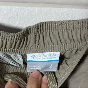 Columbia Sportwear Women Khaki Tan Cargo‎ Hiking Shorts size S 5L thumbnail 3