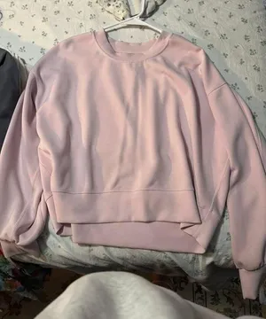 Lululemon Softstreme Crew Perfectly Oversized Cropped  thumbnail 1