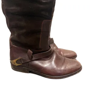 Golden Goose Charlye Riding Boots Santa Fe Suede Leather‎ Distressed Size 36 (6) thumbnail 3