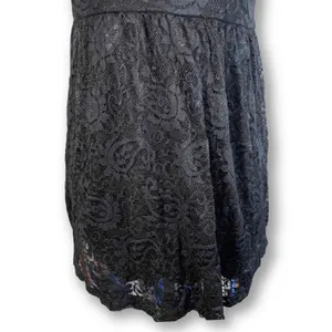 Y2K Whimsigoth Fairy Grunge Dark Romance Ethereal Sheer Lace Cami Babydoll Top‎ thumbnail 11