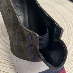 Tory Burch‎ Suede leather colorblock pattern pumps heels sz 6 thumbnail 12