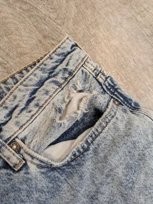 We The Free My Own Lane High Rise Distressed Aid Wash Straight Leg Jeans 31 thumbnail 5