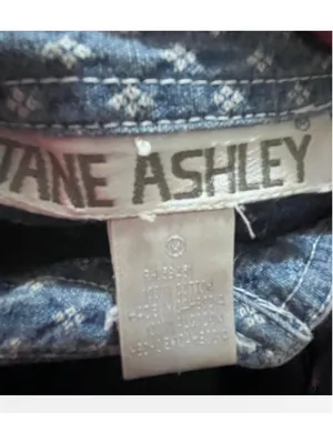 Jane Ashley Vintage Western Polka Dot Jean Maxi Dress thumbnail 3