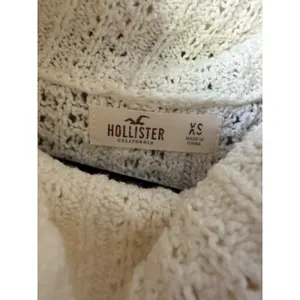 Hollister California Cream Sleeveless Cowl-neck Knit Tunic Sweater - SZ XS thumbnail 6