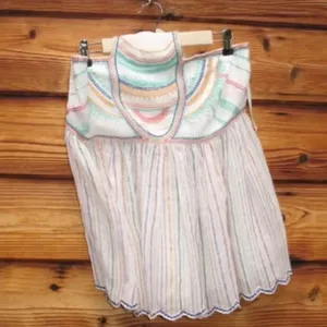 NWT Anthro Floreat Itzel Embroidered Halter Top thumbnail 3