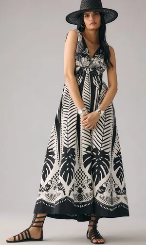 FARM Rio Macaw Elegance Open Back Maxi Dress thumbnail 1