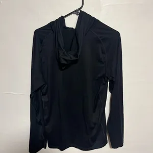Nike Black Long Sleeve Sweatshirt with Air Force Logo thumbnail 4