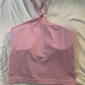 Lululemon Align Pink Strappy Longline Sports Bra Yoga Crop Top Size 2 thumbnail 2