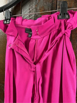 Lucy Paris High-Rise Paperbag Wide-Leg Pants - XS thumbnail 7