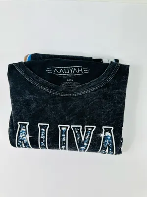 Anvil Black Graphic Aaliyah Tee thumbnail 5