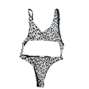 Motel Lucy One Piece Swimsuit in Original Cheetah Size Small NWT thumbnail 3