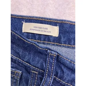Universal Thread High Rise Flare Jeans‎ Women 12/R Blue Comfort Stretch Denim thumbnail 3