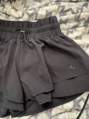 JoyLab Black High-Rise Shorts thumbnail 2