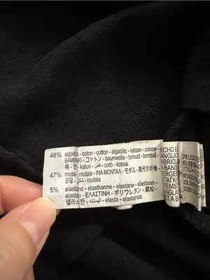Zara Crop Top in Black Size Medium Cropped Basic T-Shirt thumbnail 7