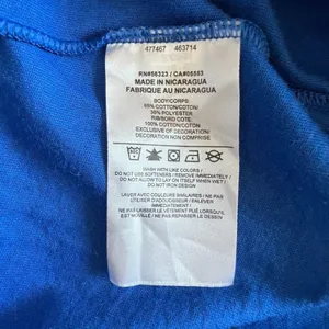 Nike Blue Pink Dri-Fit Athletic Cut Cotton Tee Shirt T-Shirt Womens XL NWOT thumbnail 7