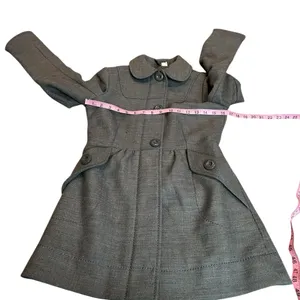 H&M wool blend pea coat thumbnail 3